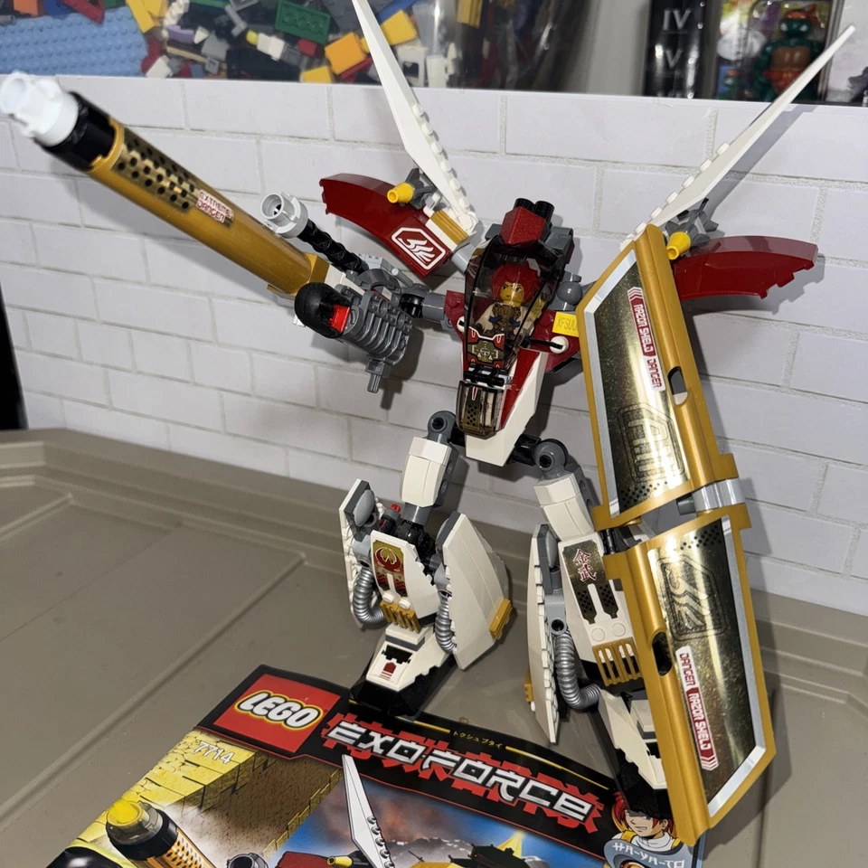 LEGO Exo-Force: Golden Guardian (7714) - Complete w/ Stickers - Manual HA-YA-TO - Image 2 of 4