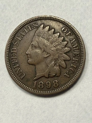 ** 1898 INDIAN CENT- FINE    (FILL THAT SPOT IN YOUR SET)   PRICED TO SELL 🔥 **