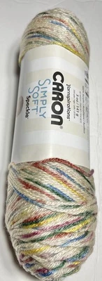 YARNSPIRATIONS CARON SIMPLY SOFT SPECKLE yarn. 1pk. VINTAGE. I Combine Ship. SEE DETAILS.