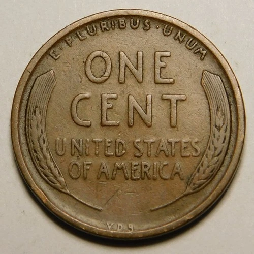 1909 VDB Lincoln Wheat Cent Penny VG- F  "Actual Coin Pictured"