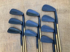Dynatech 1701 Black 2-PW+SW Iron Set ⛳ Two-Tone Graphite