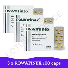 3X Rowatinex 100 Caps Renal Urinary Tract Kidney Stones Rowa Disorders