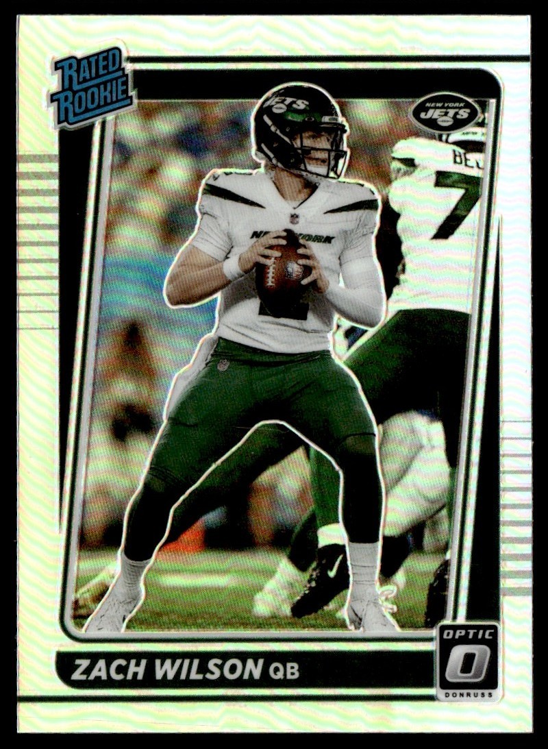 2021 Donruss Optic Rated Rookie Silver Zach Wilson #202