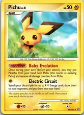 45/100 Pichu Stormfront Uncommon Pokemon LP