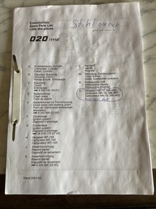 Stihl 020AVP/ Ersatzteilliste Stand 2001-03