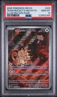 2025 POKEMON DRI EN-DESTINED RIVALS #203 TEAM ROCKET'S MEOWTH PSA 10