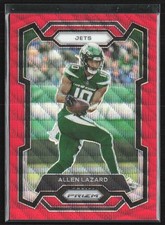 Allen Lazard 2023 Panini Prizm Red Wave /149 #229 New York Jets