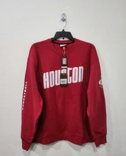 Mitchell & Ness Houston Rockets Hardwood Classics Pullover Sweatshirt Size 2XL 