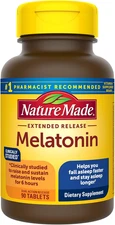 Melatonin 4Mg Extended Release Tablets, 100% Drug Free Sleep Aid Fo