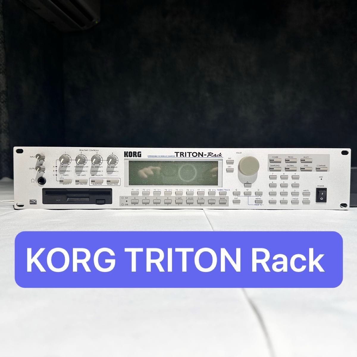 KORG Triton Rack Sound Module Synthesizer Rackmount Tone Generator KORG Triton Rack Sound Module Synthesizer Rackmount Tone Generator