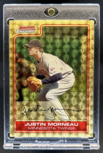 2006 Bowman Chrome Justin Morneau SuperFractors #1/1 Twins