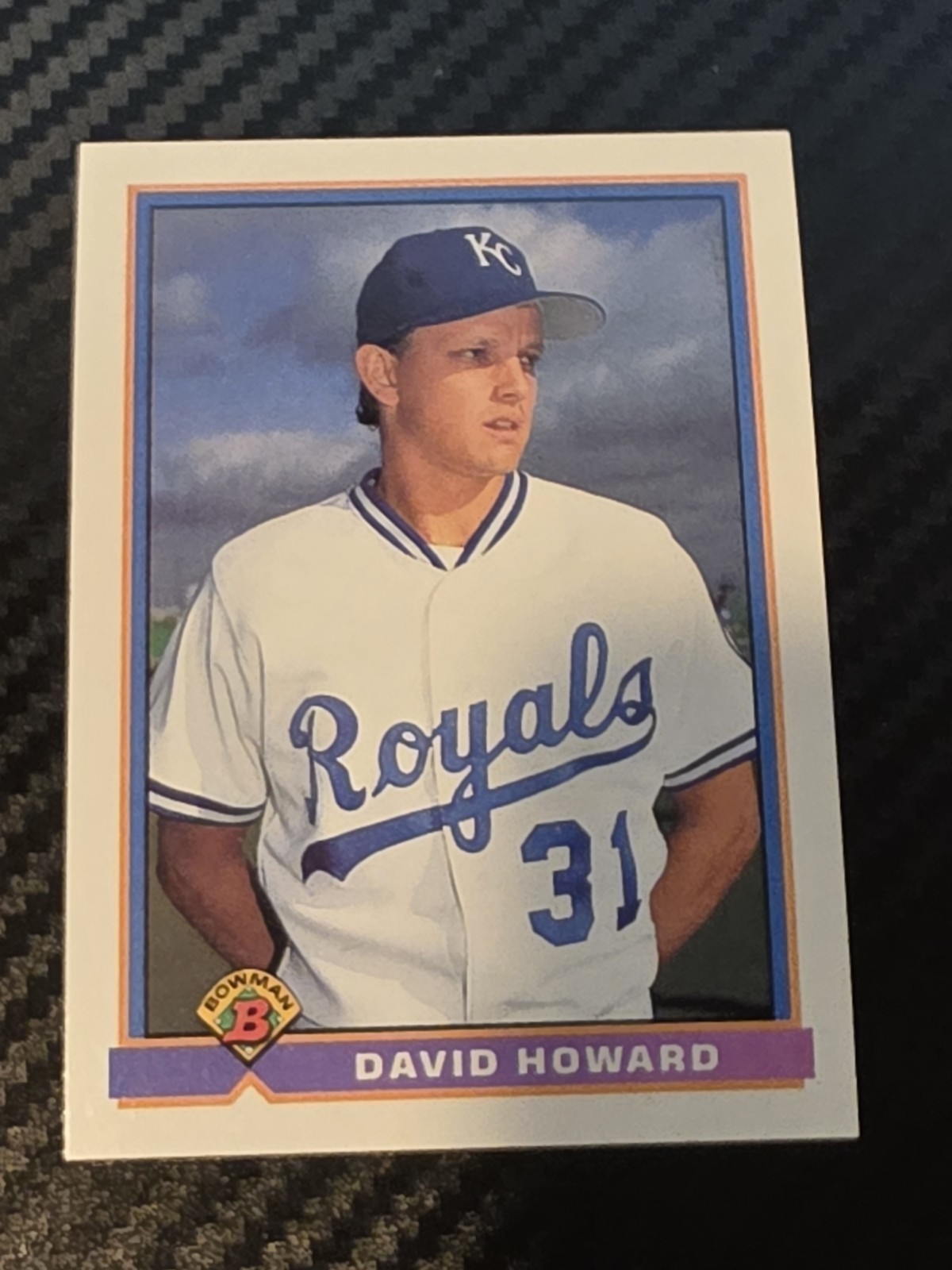 1991 Bowman - David Howard #295 (RC) Kansas City Royals Rookie 