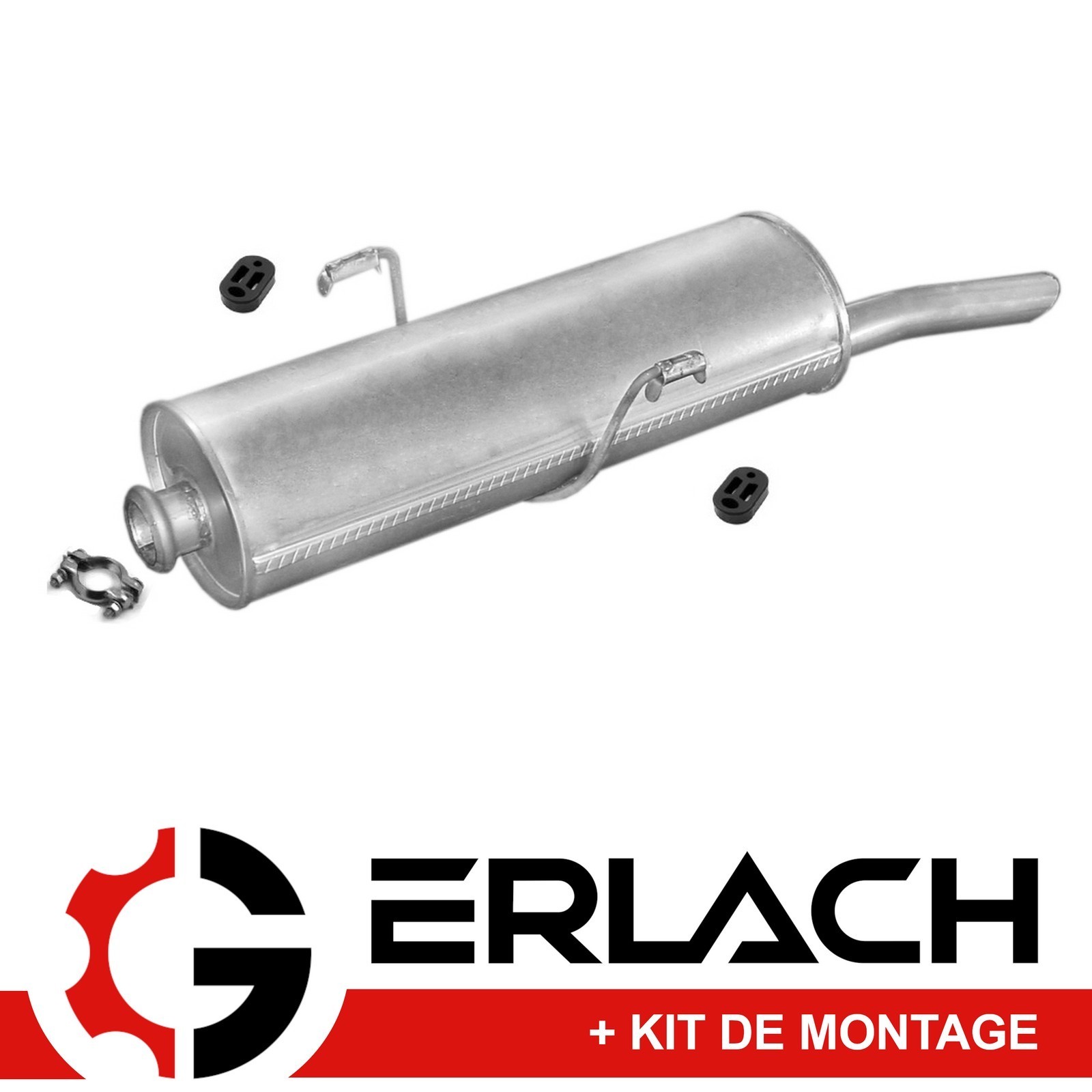 Silencieux arrière pour Peugeot 306 1.4 à 1.8 essence échappement arrière