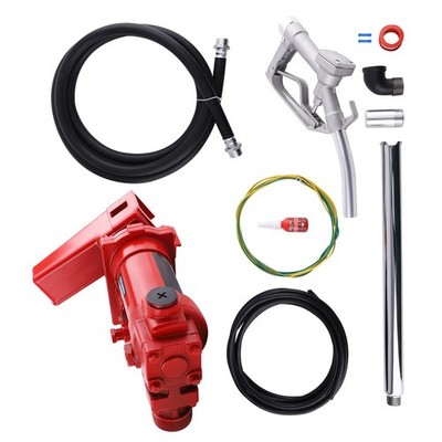 New Fuel Transfer Pump DC Gasoline with Nozzle Kit for Gas Diesel Kerosene 12V