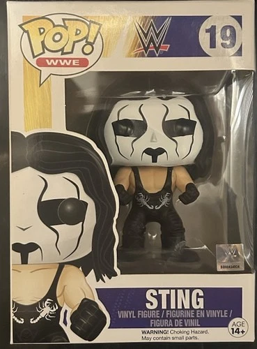 Funko Pop! Vinyl: WWE Sting #19 Vaulted Rare Collectible Figure New In Box
