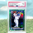 2024 Bowman Draft JAC CAGLIANONE Bowman 1st Lunar Glow Refractor PSA 9