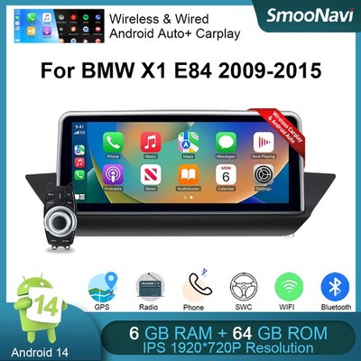 10.25'' Autoradio Carplay Android14 GPS Navigation Car Navi Stereo Für BMW X1 E84