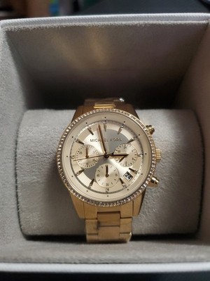 Michael Kors Ritz Women's Gold Watch - MK6356