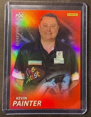 2025 Panini PDC Darts Premier League Kevin Painter Red /100