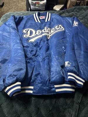 Vintage Starter LA Dodgers Satin Varsity Jacket MLB Diamond