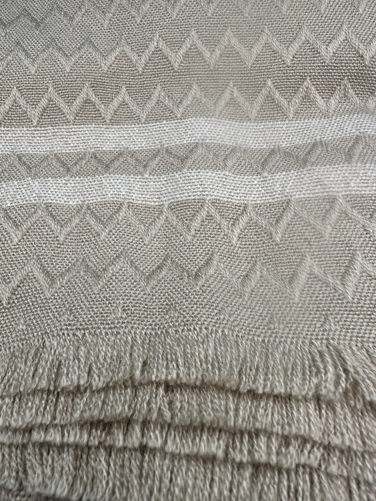 Women Wrap Scarf Timeless Sophistication “Lovely French Beige” Color! 6’ Ft !!!