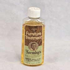 Formby's Lemon Oil Furniture Treatment 8 oz Bottle 90% Full Vintage 1980 USA
