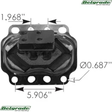 M17471L Motor Mount Rear LH Paccar, Peterbilt & Kenworth - A85-2011-101 13267-2