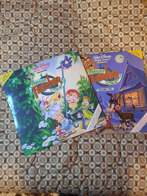 Fabulous Fleischer Folio: Volume One & Two LASERDISC LD 853 AS Disney Animation