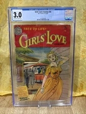 GIRLS LOVE STORIES 20DC GOLDEN AGE PRE-CODE ROMANCE   /1952 Cgc 3.0 Ow-w Comic