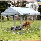 Outdoor Playpen Dog Kennel Cage Pet Exercise w/ Water-Resistant Cover 6.5x 6.5ft