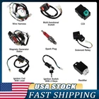 2 &4 Stroke CDI Wire Harness Assembly Wiring Kit For 50 70 90 110 125cc ATV Quad