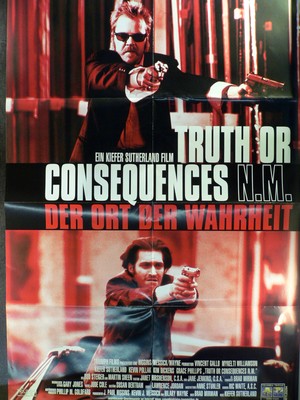 Truth Or Consequences - Kiefer Sutherland - Videoposter A1 84x60cm gefaltet (g)