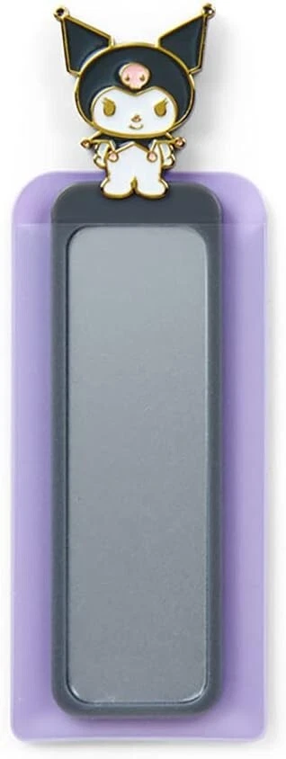 Espelho compacto Sanrio Kuromi, comprimento aprox. 12 cm (4,72 pol). Plástico. 251399 - Imagem 2 de 3