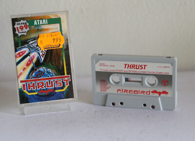 Atari - Thrust - incl. Inlay & Case - Datasette - für Atari 400 800 XL XE