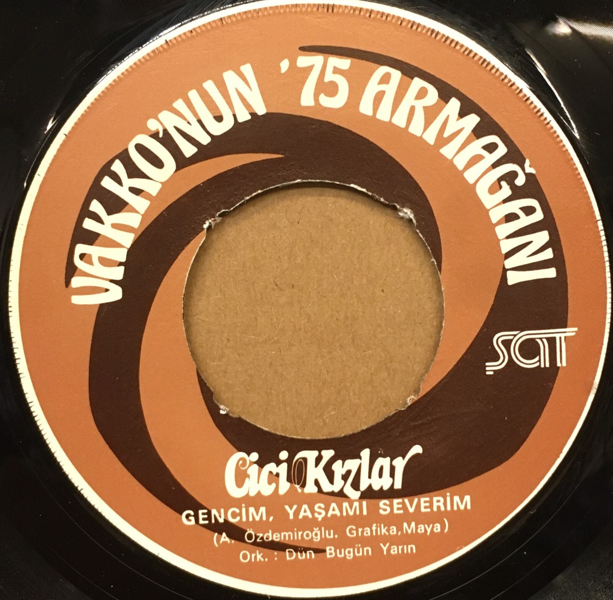 Bulent Ortacgil 超希少 初回プレスLP Turkish Folk CİCİ KIZLAR - GENCİM, YAŞAMAYI SEVERİM / DELİ GÖNLÜM 7