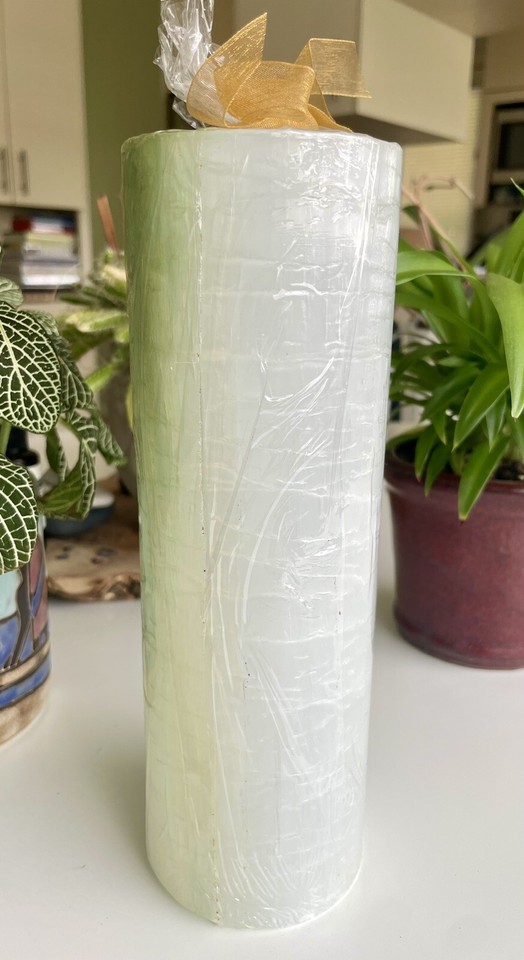 NEW Bullfrog Light Co. Candle 9” White & Green Pillar Glow Candle eBay