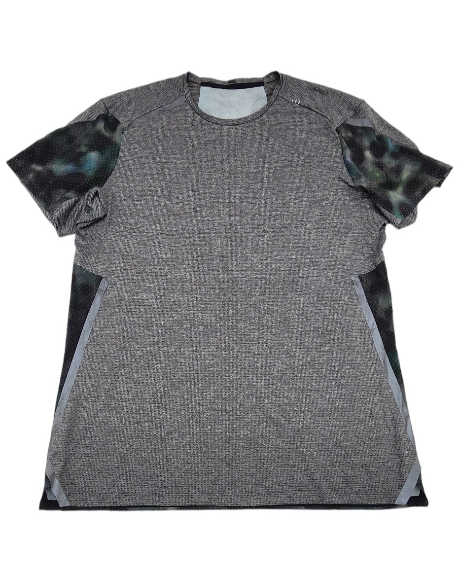 Lululemon Fast Free Elite Tie Dye Reflective Running Shirt Short Sleeve L