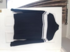 mens tracksuit top sergio tachini.blue with white stripe.