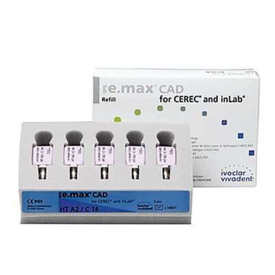 IPS e.max CAD LT Block, Shade A1 Size C14, 5/Pk