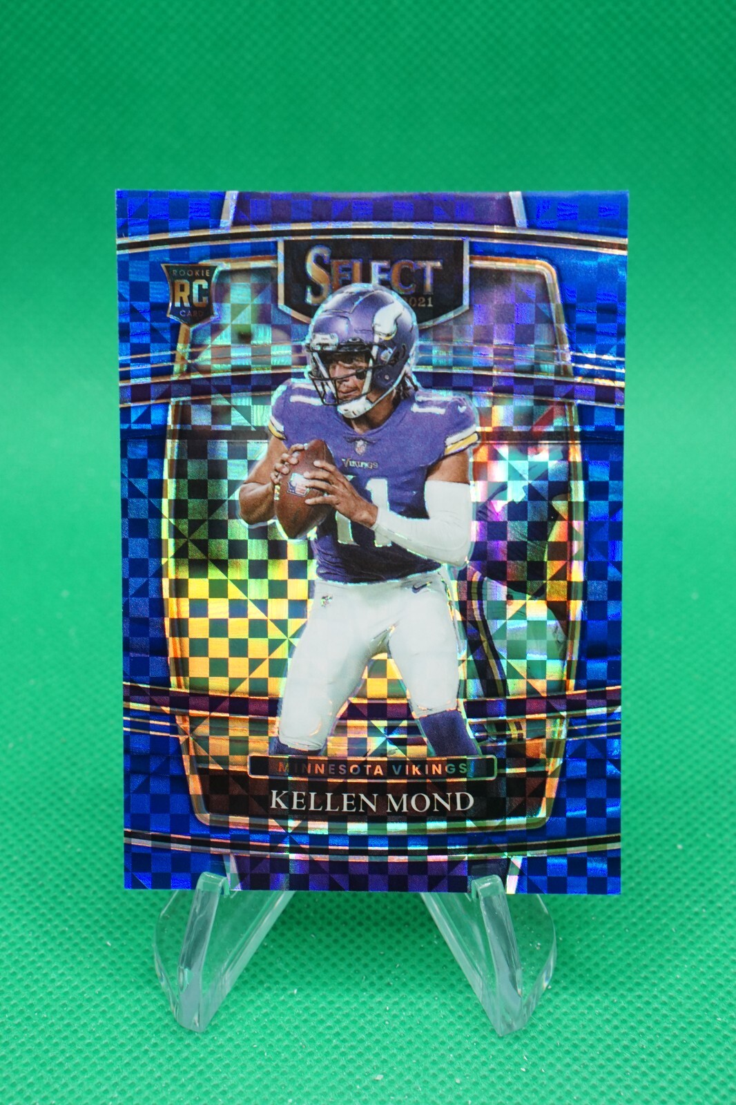 2021 Select Base Concourse Blue Prizm SP /199 #64 Kellen Mond ES6