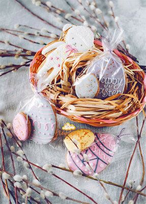 Easter Sweets modern Postcard Art Postcrossing printed in Russia UNPOSTED