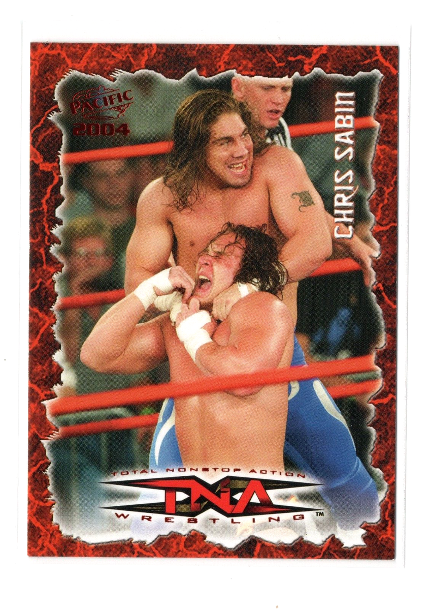 2004 Pacific TNA Impact! Chris Sabin #38 Red Parallel RC Rookie