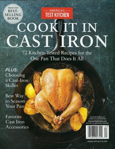 AMERICA'S TEST KITCHEN MAGAZINE | COOK IT IN CAST IRON | 72 RECIPES | 144 PAGES - 第 1/5 張圖片