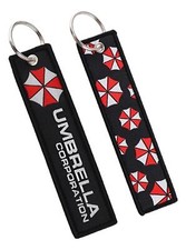 Resident Evil Umbrella Corp Embroidered Double-Sided Key Fob Keychain