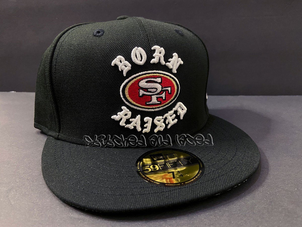BORN X RAISED EXCLUSIVE SAN FRANCISCO 49ERS FITTED HAT BORN X RAISED EXCLUSIVE SAN FRANCISCO 49ERS FITTED HAT