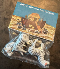 Vintage New in Package ARCO Zebra Noah’s Ark Toy Animals 70’s