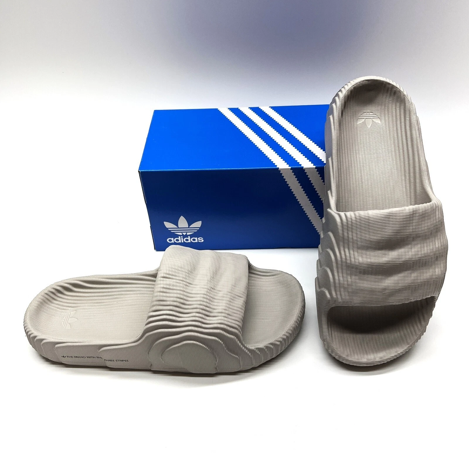 Sandali Adidas Adilette 22 HQ4670 marrone chiaro beige slides scarpe uomo 8 donna 9