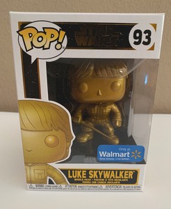 gold luke skywalker funko
