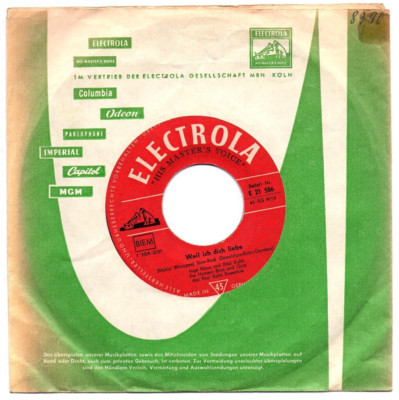Ingo Klaus + Paul Kuhn - Weil ich dich liebe (Makin' Whoopee)/Jonas /Single 1960