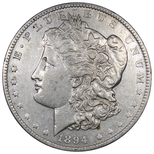 1894-O Morgan Dollar XF+ EXTRA FINE Details Cleaned KEY DATE $1 A1238